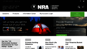 What Nraendorsedinsurance.com website looked like in 2016 (7 years ago)
