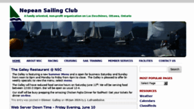 What Nsc.ca website looked like in 2016 (8 years ago)