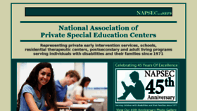 What Napsec.org website looked like in 2016 (7 years ago)