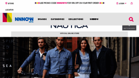 What Nautica.nnnow.com website looked like in 2016 (7 years ago)