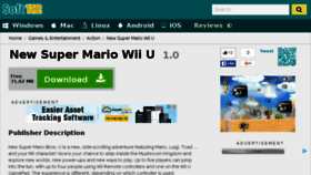 What New-super-mario-wii-u.soft112.com website looked like in 2016 (7 years ago)