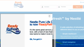What Nestlepurelifedirect.com website looked like in 2016 (7 years ago)