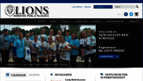What Newaygo.net website looked like in 2016 (9 years ago)