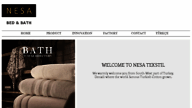 What Nesatekstil.com.tr website looked like in 2016 (7 years ago)