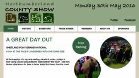 What Northcountyshow.co.uk website looked like in 2016 (7 years ago)
