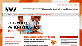 What Nvz-ziekenhuizen.nl website looked like in 2016 (7 years ago)
