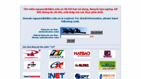 What Nguyendinhlien.edu.vn website looked like in 2016 (7 years ago)