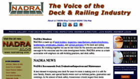 What Nadra.org website looked like in 2016 (7 years ago)
