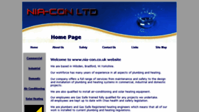 What Nia-con.co.uk website looked like in 2016 (7 years ago)