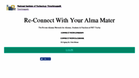 What Nitt.almaconnect.com website looked like in 2016 (7 years ago)