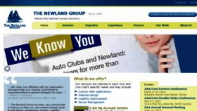 What Newland.com website looked like in 2016 (7 years ago)