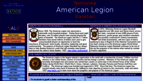 What Nelegionbaseball.net website looked like in 2016 (7 years ago)