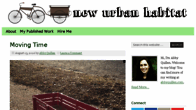 What Newurbanhabitat.com website looked like in 2016 (7 years ago)