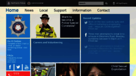 What Northants.police.uk website looked like in 2016 (7 years ago)