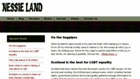 What Nessieland.com website looked like in 2016 (7 years ago)