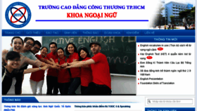 What Ngoaingu.hitu.edu.vn website looked like in 2016 (7 years ago)