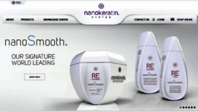 What Nanokeratinsystem.com website looked like in 2016 (7 years ago)