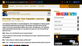 What Notalwayslearning.com website looked like in 2016 (7 years ago)
