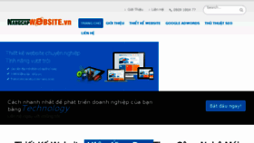 What Nangcapwebsite.com website looked like in 2016 (7 years ago)