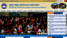 What Niem.edu.vn website looked like in 2016 (7 years ago)