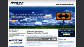 What Navistarfinancial.com website looked like in 2016 (7 years ago)