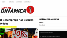 What Noticiadinamica.com.br website looked like in 2016 (7 years ago)