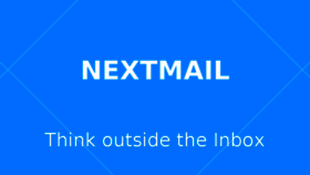 What Nextmail.me website looked like in 2016 (7 years ago)