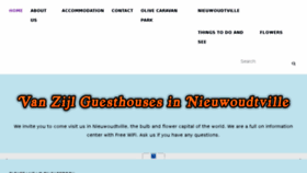 What Nieuwoudtville.co.za website looked like in 2016 (9 years ago)