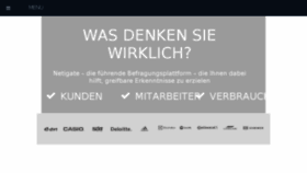 What Netigate.de website looked like in 2016 (7 years ago)
