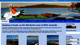 What Nambucca-web.com website looked like in 2016 (7 years ago)