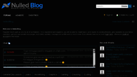 What Nulledblog.com website looked like in 2016 (7 years ago)