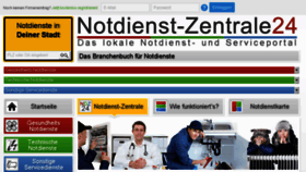 What Notdienst-zentrale24.de website looked like in 2016 (7 years ago)