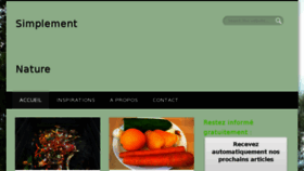 What Nature-simple.com website looked like in 2016 (9 years ago)