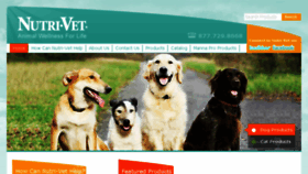 What Nutrivet.com website looked like in 2016 (7 years ago)