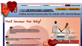 What Nolongerlonely.com website looked like in 2016 (7 years ago)