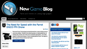 What Newgizmoblog.com website looked like in 2016 (7 years ago)