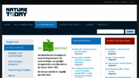 What Natuurkalender.nl website looked like in 2016 (9 years ago)