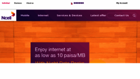 What Ncell.axiata.com website looked like in 2016 (7 years ago)