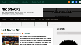 What Niksnacksonline.com website looked like in 2016 (7 years ago)