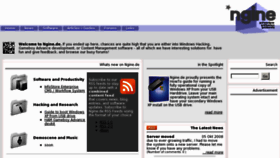 What Ngine.de website looked like in 2011 (12 years ago)