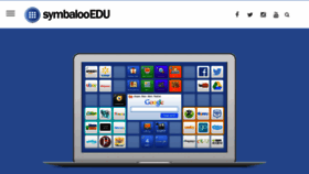 What New.symbalooedu.com website looked like in 2016 (7 years ago)