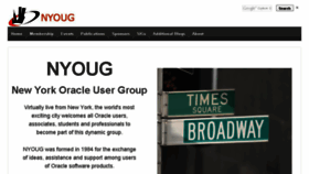 What Nyoug.org website looked like in 2016 (7 years ago)