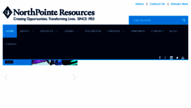 What Northpointeresources.org website looked like in 2016 (7 years ago)