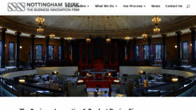 What Nottinghamspirk.com website looked like in 2016 (7 years ago)