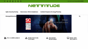 What Nettitude.co.uk website looked like in 2016 (7 years ago)