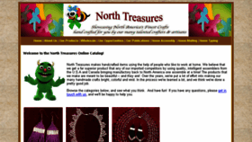 What Northtreasures.com website looked like in 2016 (7 years ago)