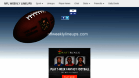 What Nflfantasystats.com website looked like in 2016 (7 years ago)