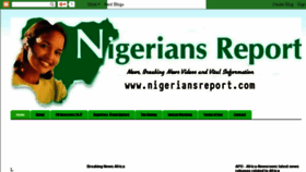 What Nigeriansreport.com website looked like in 2016 (7 years ago)