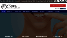 What Nydental.com website looked like in 2016 (7 years ago)