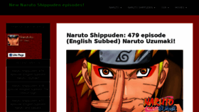 What Narutotubes.com website looked like in 2016 (7 years ago)
